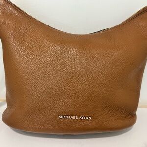 Michael Kors Tan Leather Hobo Bag